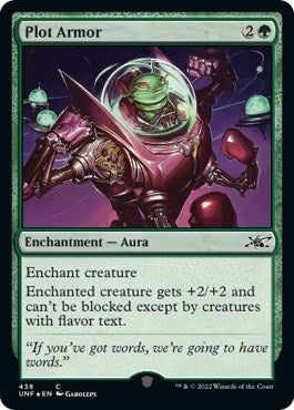 Image for Plot Armor (Galaxy Foil) (Unfinity) (438) - Magic: The Gathering
