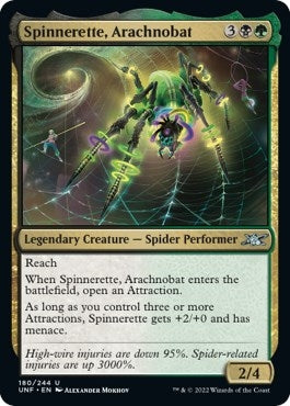 Image for Spinnerette, Arachnobat (Unfinity) (180) - Magic: The Gathering