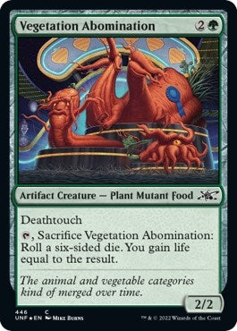 Image for Vegetation Abomination (Galaxy Foil) (Unfinity) (446) - Magic: The Gathering