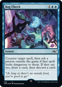 Image for Bag Check (Galaxy Foil) (Unfinity) (322) - Magic: The Gathering
