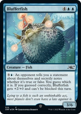 Image for Blufferfish (Galaxy Foil) (Unfinity) (325) - Magic: The Gathering