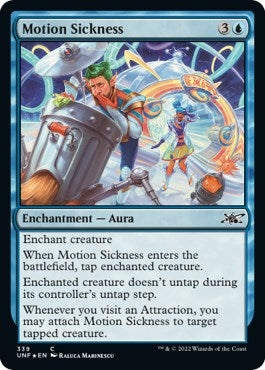 Image for Motion Sickness (Galaxy Foil) (Unfinity) (339) - Magic: The Gathering