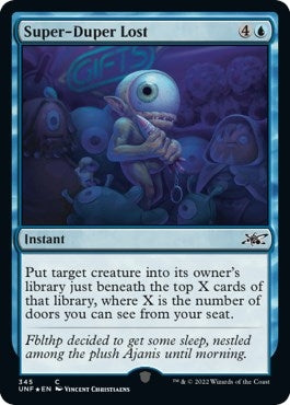 Image for Super-Duper Lost (Galaxy Foil) (Unfinity) (345) - Magic: The Gathering