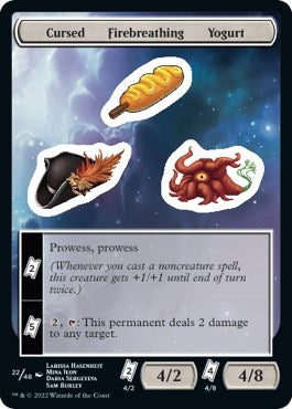 Image for Cursed Firebreathing Yogurt (Unfinity) (22) - Magic: The Gathering