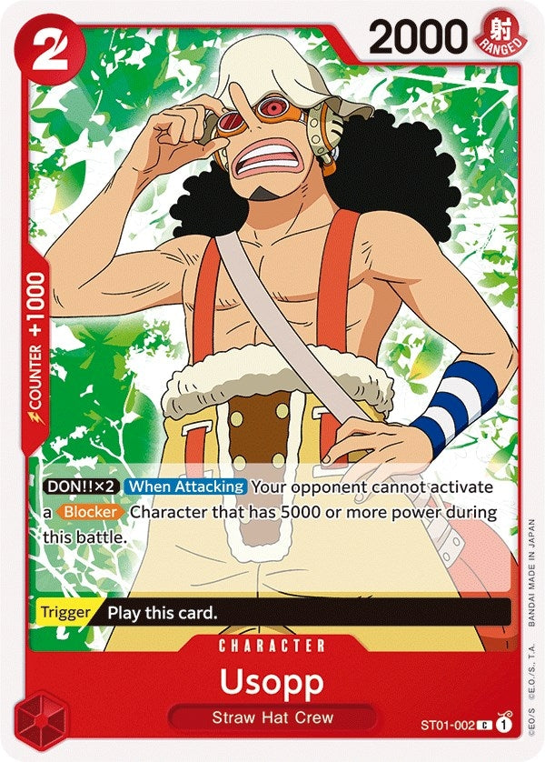 Image for Usopp (Starter Deck 1: Straw Hat Crew) (ST01-002) - One Piece Card Game