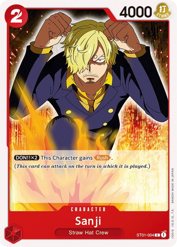 Image for Sanji (Starter Deck 1: Straw Hat Crew) (ST01-004) - One Piece Card Game