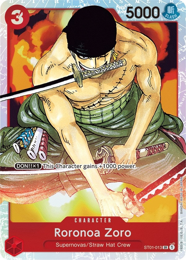 Image for Roronoa Zoro (Starter Deck 1: Straw Hat Crew) (ST01-013) - One Piece Card Game