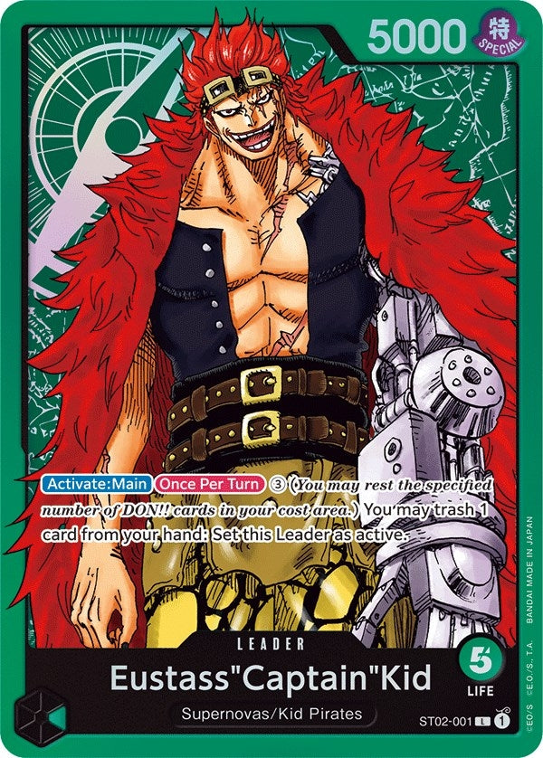 Image for Eustass"Captain"Kid (001) (Starter Deck 2: Worst Generation) (ST02-001) - One Piece Card Game