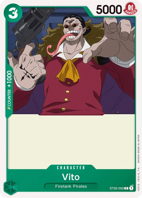 Image for Vito (Starter Deck 2: Worst Generation) (ST02-002) - One Piece Card Game
