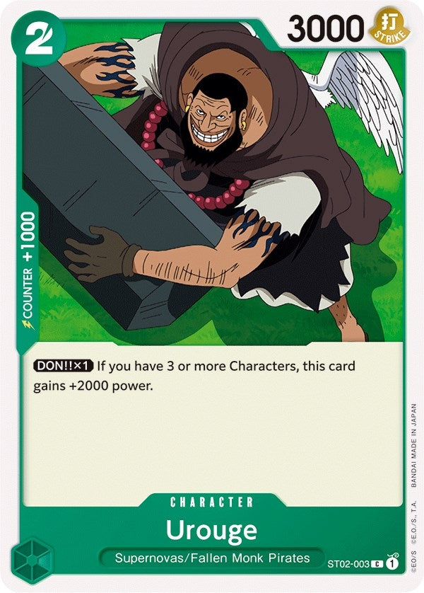 Image for Urouge (Starter Deck 2: Worst Generation) (ST02-003) - One Piece Card Game