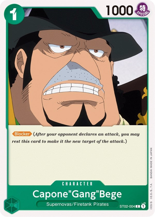 Image for Capone"Gang"Bege (Starter Deck 2: Worst Generation) (ST02-004) - One Piece Card Game