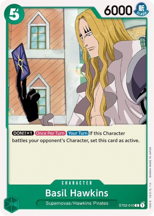 Image for Basil Hawkins (Starter Deck 2: Worst Generation) (ST02-010) - One Piece Card Game