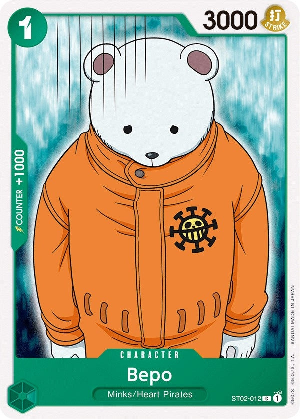 Image for Bepo (Starter Deck 2: Worst Generation) (ST02-012) - One Piece Card Game