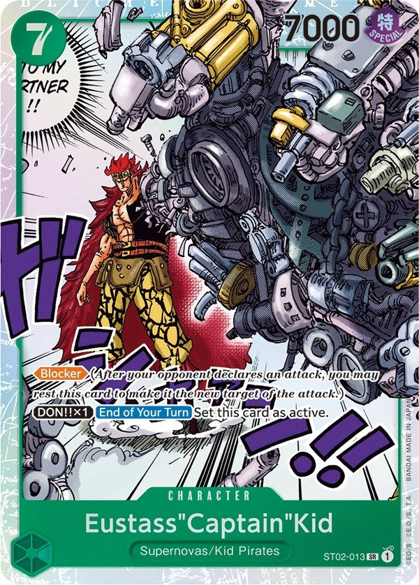Image for Eustass"Captain"Kid (013) (Starter Deck 2: Worst Generation) (ST02-013) - One Piece Card Game