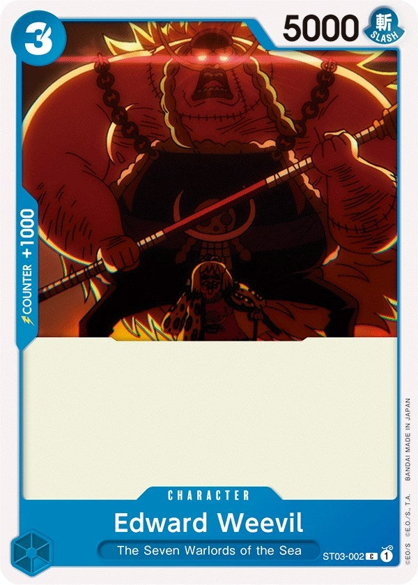 Image for Edward Weevil (Starter Deck 3: The Seven Warlords of The Sea) (ST03-002) - One Piece Card Game