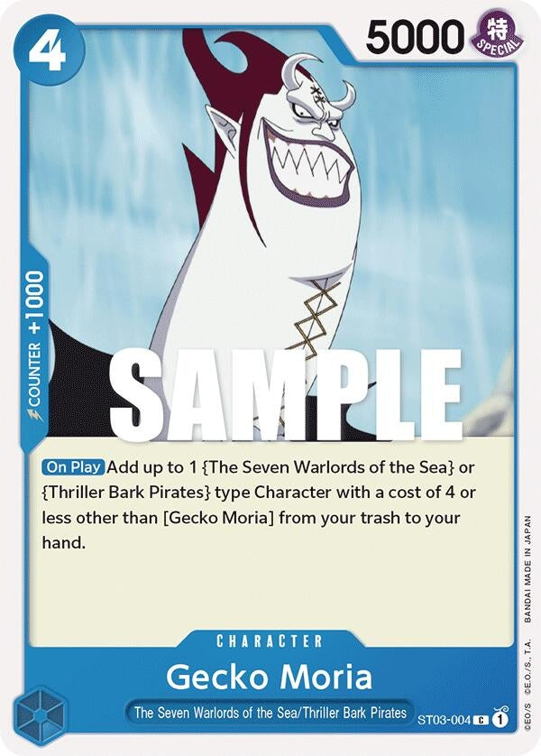 Image for Gecko Moria (Starter Deck 3: The Seven Warlords of The Sea) (ST03-004) - One Piece Card Game