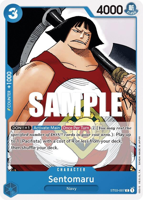 Image for Sentomaru (Starter Deck 3: The Seven Warlords of The Sea) (ST03-007) - One Piece Card Game