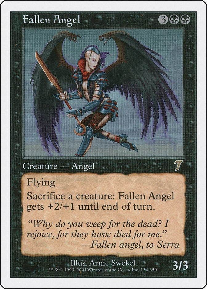 Image for Fallen Angel (7th Edition) (134) - Magic: The Gathering