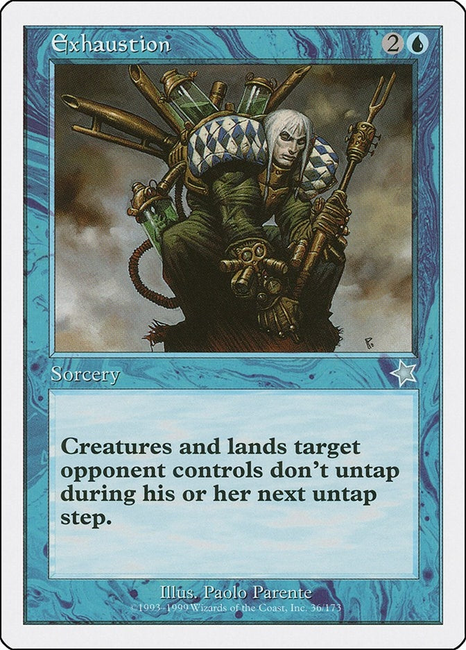 Image for Exhaustion (Starter 1999) (36) - Magic: The Gathering