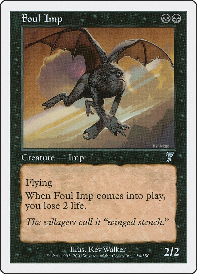 Image for Foul Imp (7th Edition) (136) - Magic: The Gathering