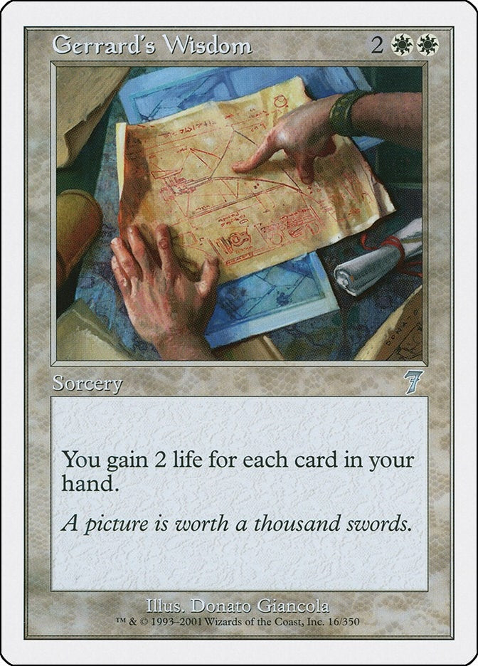 Image for Gerrard's Wisdom (7th Edition) (16) - Magic: The Gathering