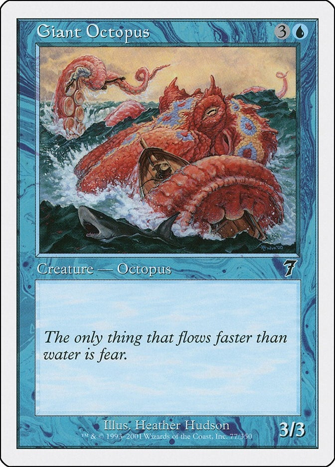 Image for Giant Octopus (7th Edition) (77) - Magic: The Gathering