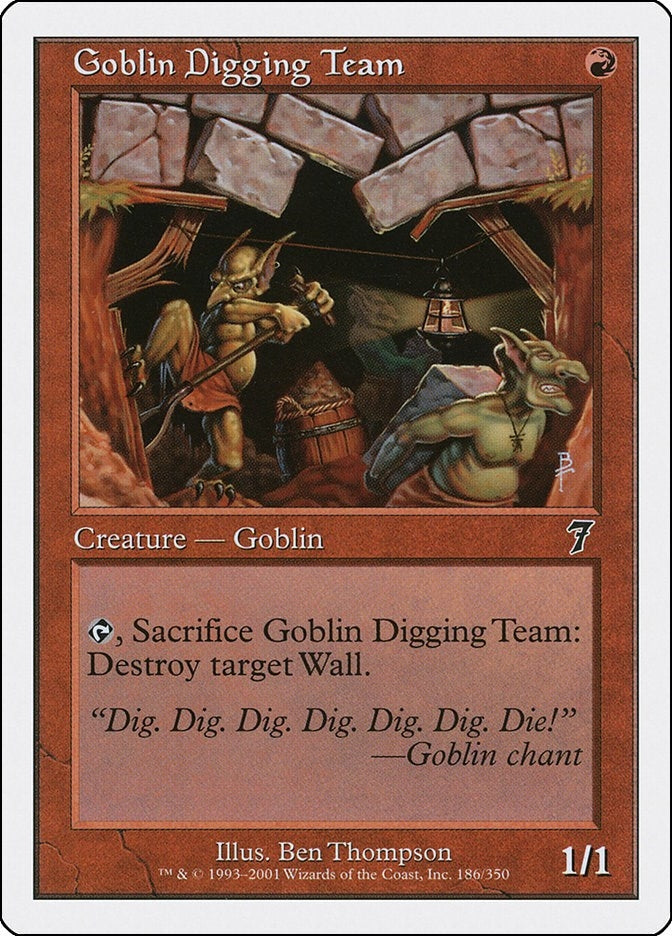 Image for Goblin Digging Team (7th Edition) (186) - Magic: The Gathering