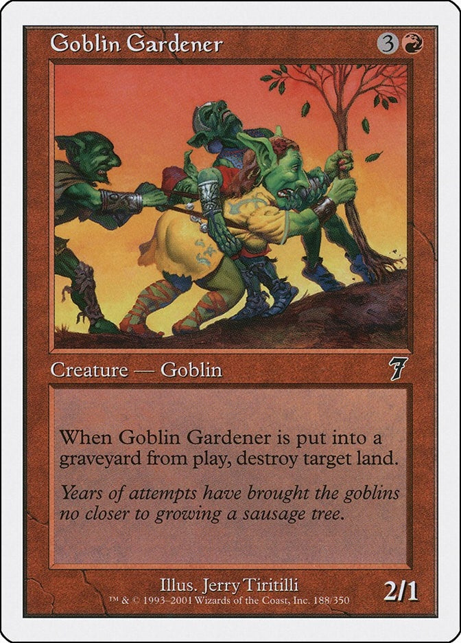 Image for Goblin Gardener (7th Edition) (188) - Magic: The Gathering