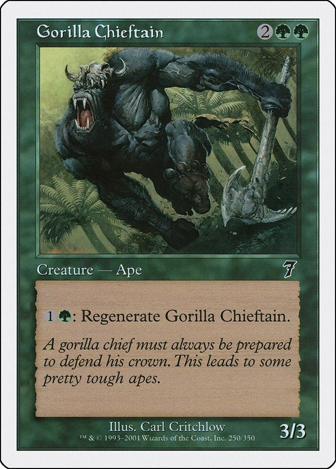 Image for Gorilla Chieftain (7th Edition) (250) - Magic: The Gathering