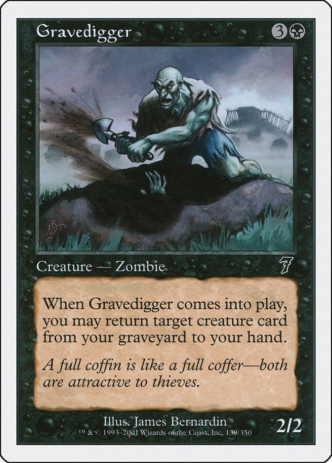 Image for Gravedigger (7th Edition) (139) - Magic: The Gathering