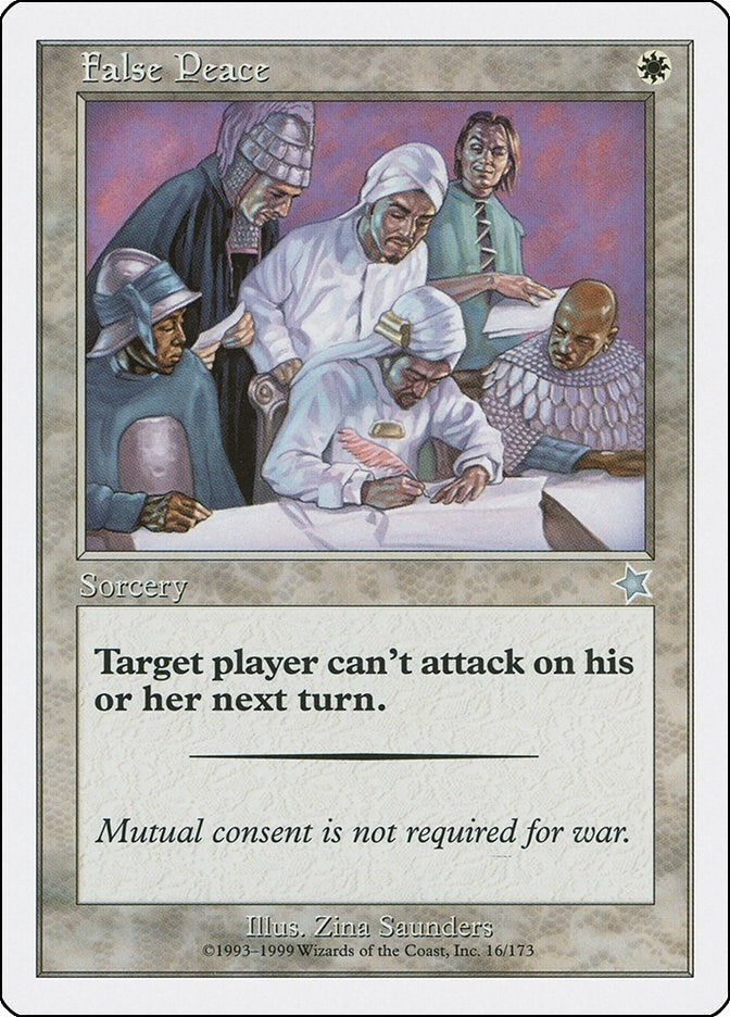 Image for False Peace (Starter 1999) (16) - Magic: The Gathering