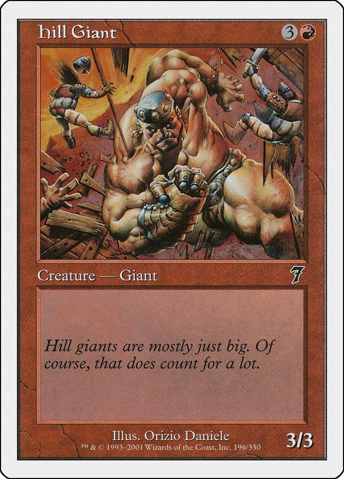 Image for Hill Giant (7th Edition) (196) - Magic: The Gathering