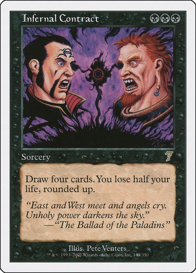 Image for Infernal Contract (7th Edition) (143) - Magic: The Gathering