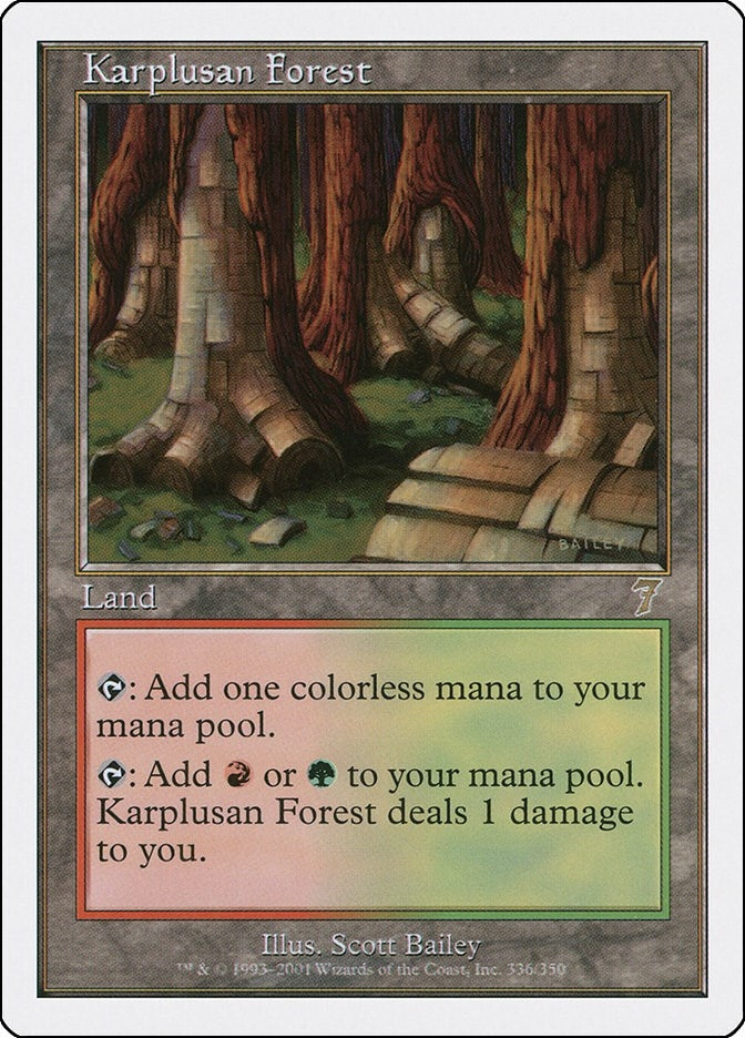 Image for Karplusan Forest (7th Edition) (336) - Magic: The Gathering