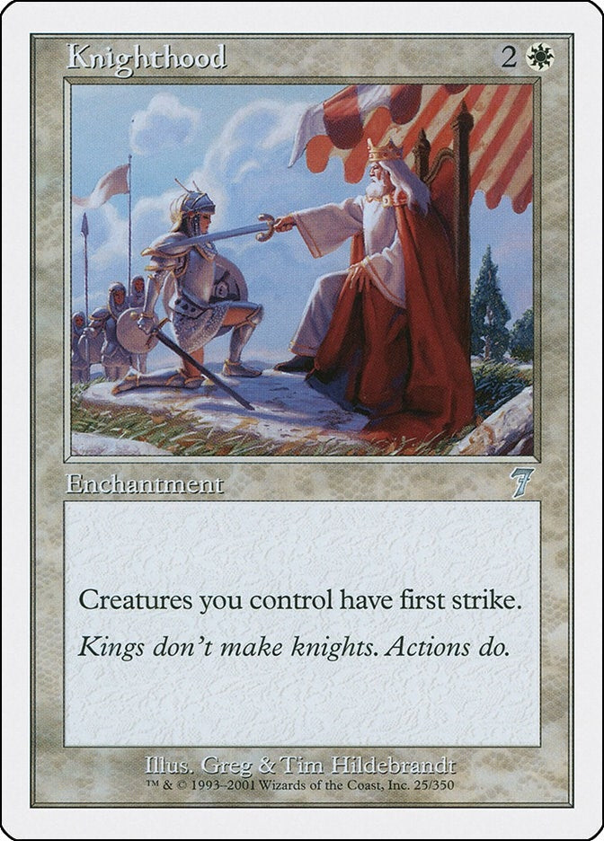 Image for Knighthood (7th Edition) (25) - Magic: The Gathering