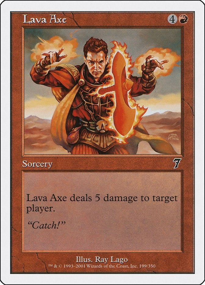 Image for Lava Axe (7th Edition) (199) - Magic: The Gathering