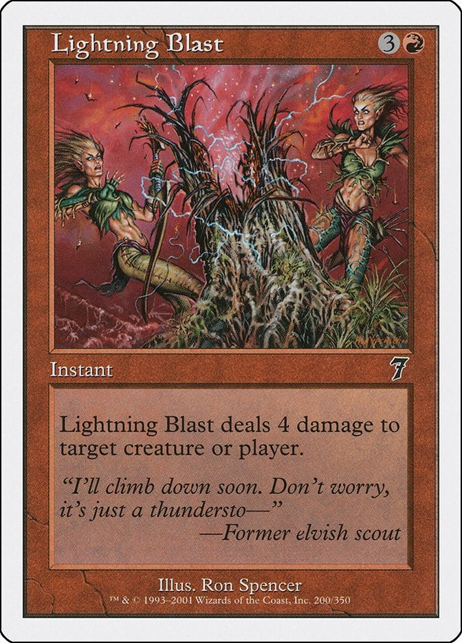 Image for Lightning Blast (7th Edition) (200) - Magic: The Gathering
