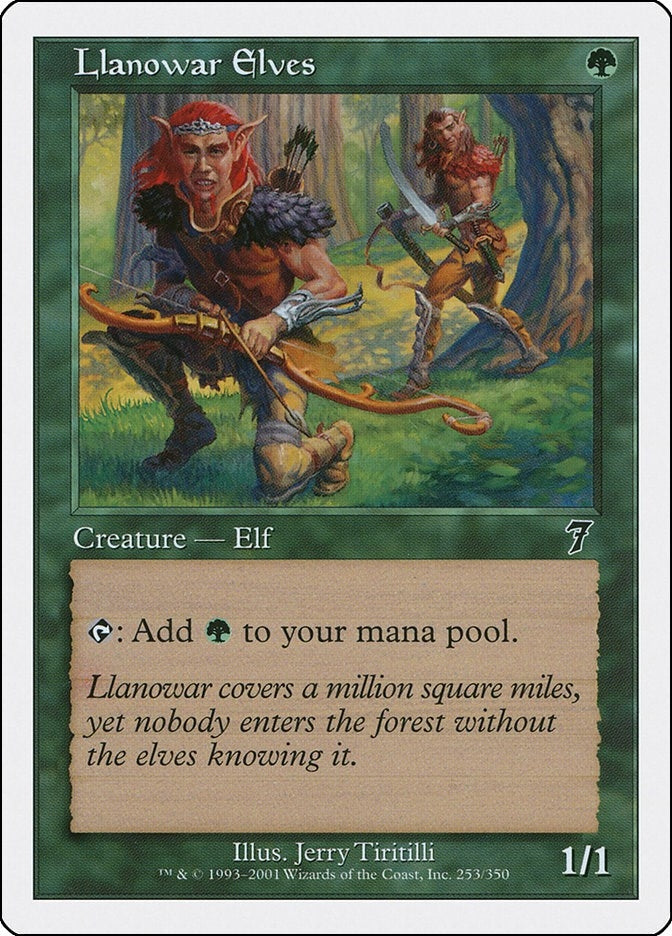 Image for Llanowar Elves (7th Edition) (253) - Magic: The Gathering