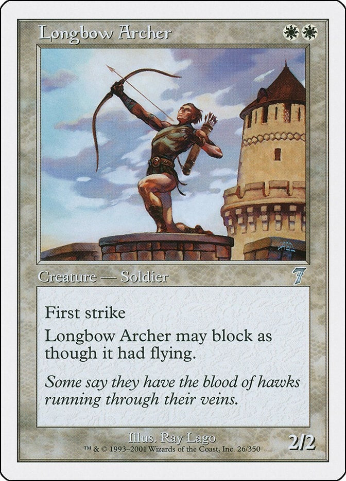 Image for Longbow Archer (7th Edition) (26) - Magic: The Gathering