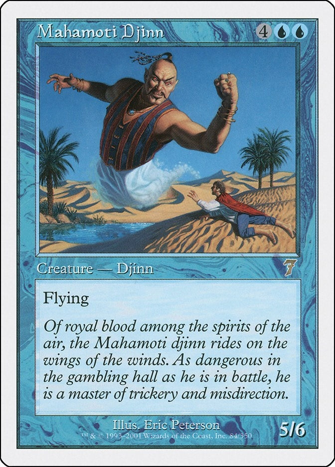 Image for Mahamoti Djinn (7th Edition) (84) - Magic: The Gathering