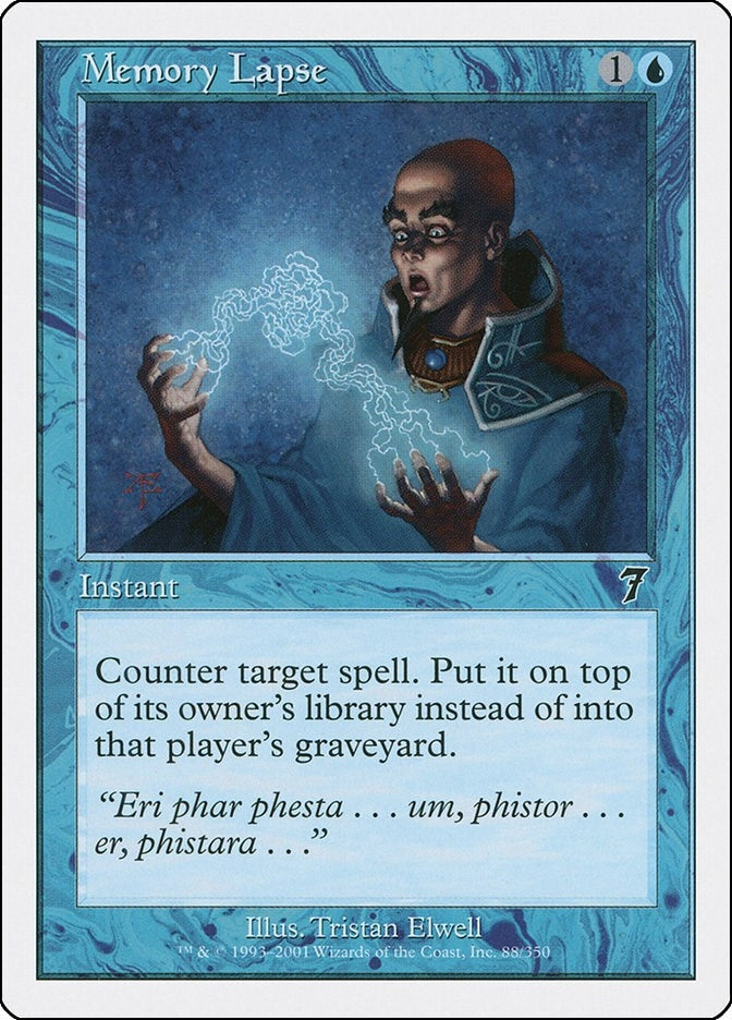 Image for Memory Lapse (7th Edition) (88) - Magic: The Gathering