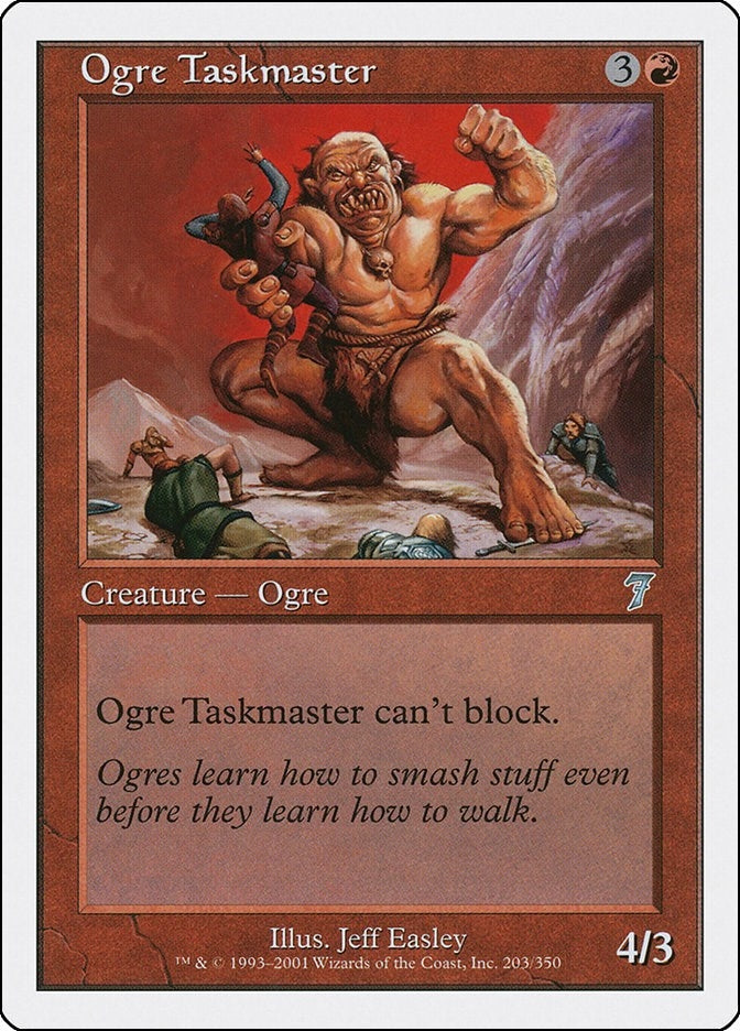 Image for Ogre Taskmaster (7th Edition) (203) - Magic: The Gathering
