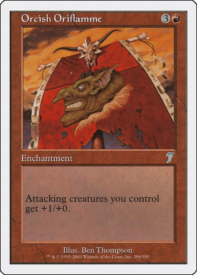 Image for Orcish Oriflamme (7th Edition) (206) - Magic: The Gathering
