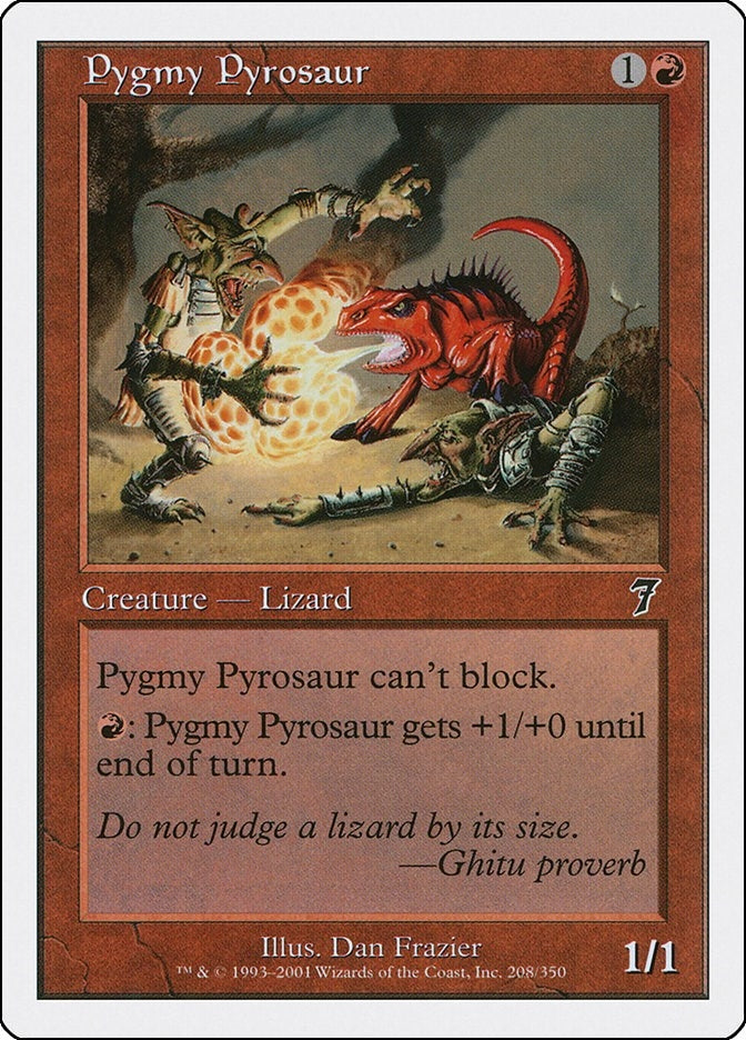 Image for Pygmy Pyrosaur (7th Edition) (208) - Magic: The Gathering