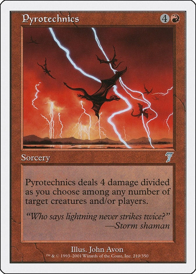 Image for Pyrotechnics (7th Edition) (210) - Magic: The Gathering
