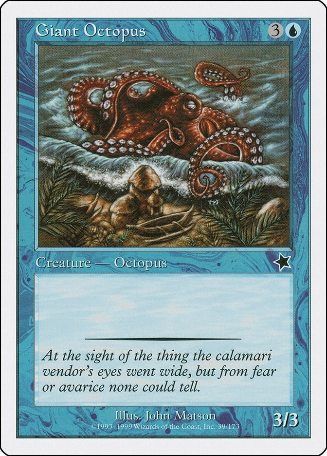 Image for Giant Octopus (Starter 1999) (39) - Magic: The Gathering