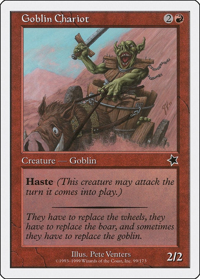 Image for Goblin Chariot (Starter 1999) (99) - Magic: The Gathering