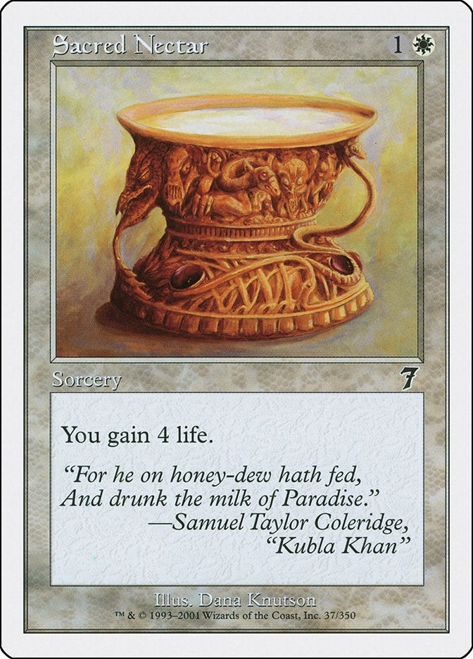Image for Sacred Nectar (7th Edition) (37) - Magic: The Gathering