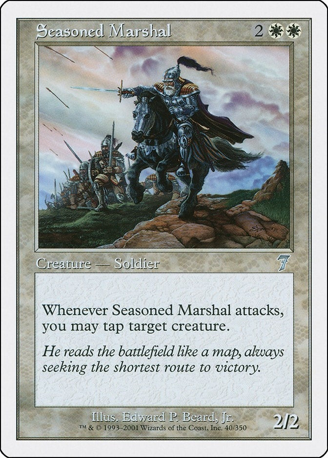 Image for Seasoned Marshal (7th Edition) (40) - Magic: The Gathering