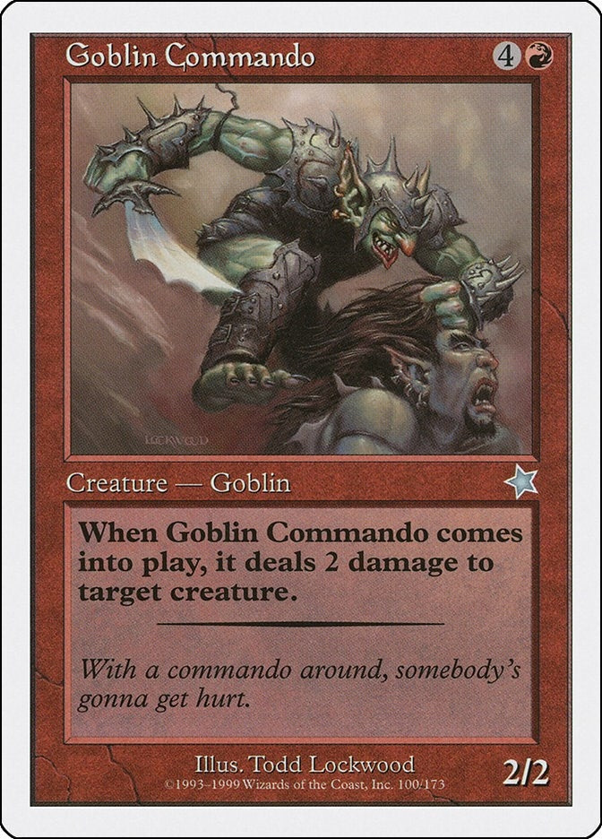 Image for Goblin Commando (Starter 1999) (100) - Magic: The Gathering